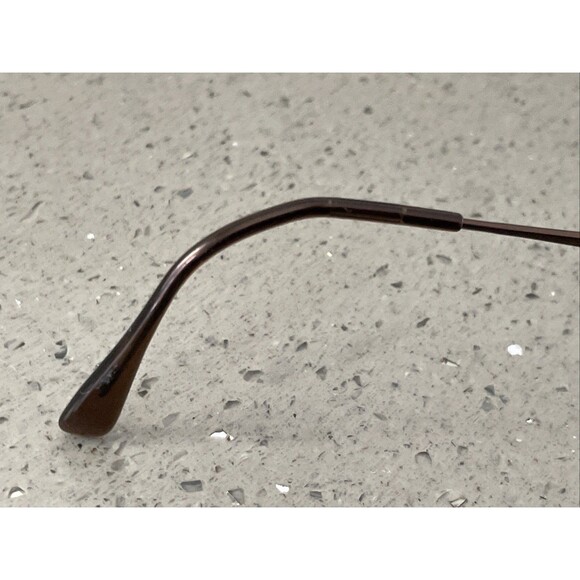 Safilo Elasta Eyeglasses Frames ONLY Italy 56-18-145 9HM 7115 Aviator Brown - Picture 10 of 14